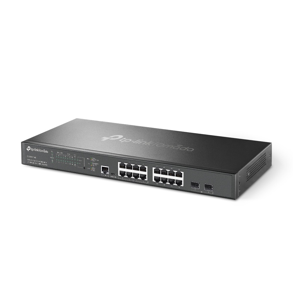 TP-Link Omada SG3218XP-M2 Switch di Rete Gestito L2 16 Porte 2.5G Ethernet PoE Rack 1U