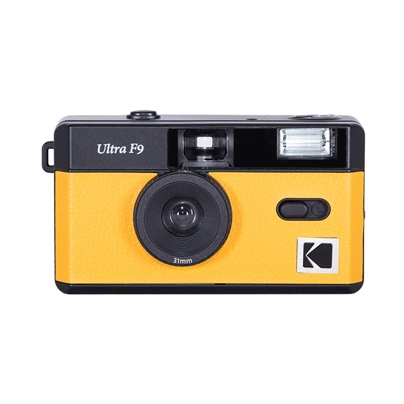 Kodak Ultra F9 Macchina Fotografica Analogica 135 mm Nero/Giallo con Garanzia Ufficiale Italia 2 Anni