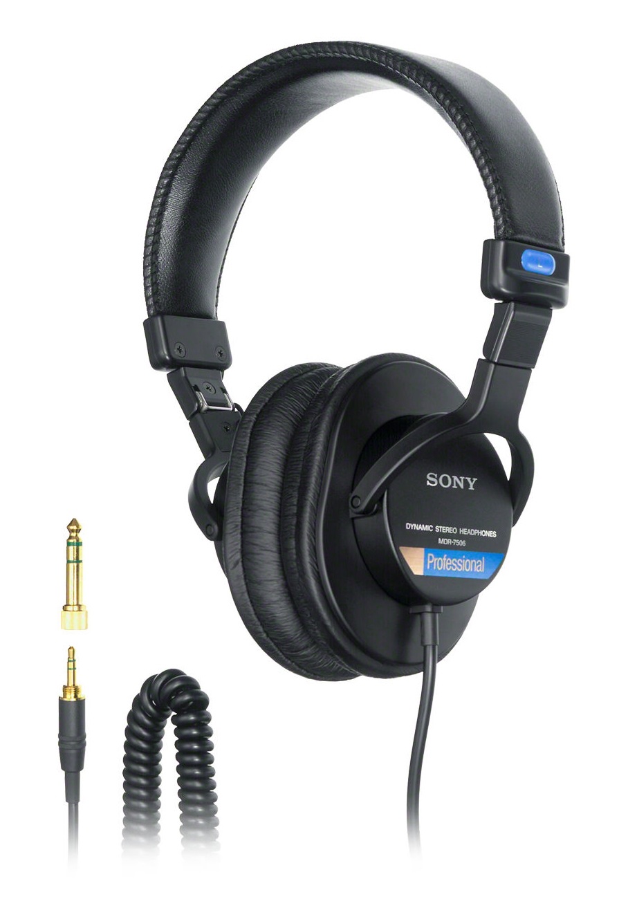Sony MDR-7506 Cuffie Over-Ear Professionali per Studio di Registrazione - Nero