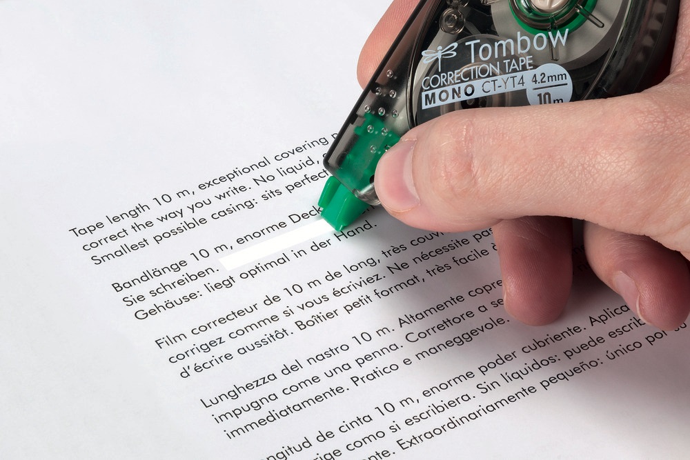 Tombow Correttore a Nastro Mono Tape 4,2mm x 10m - 20 pz