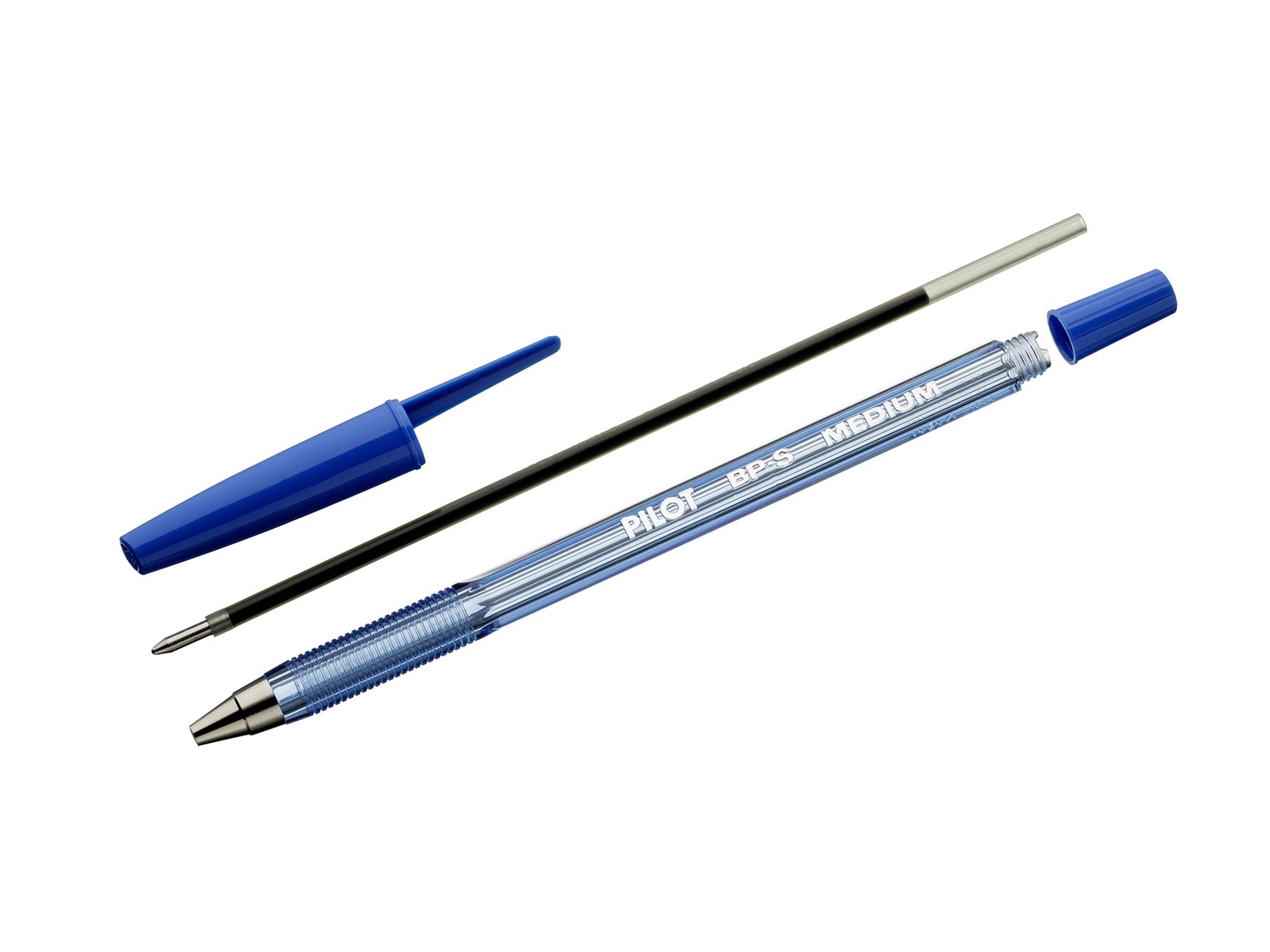 Pilot Penna a sfera BP-S ricaricabile blu 1,0 mm - Set da 12 pezzi