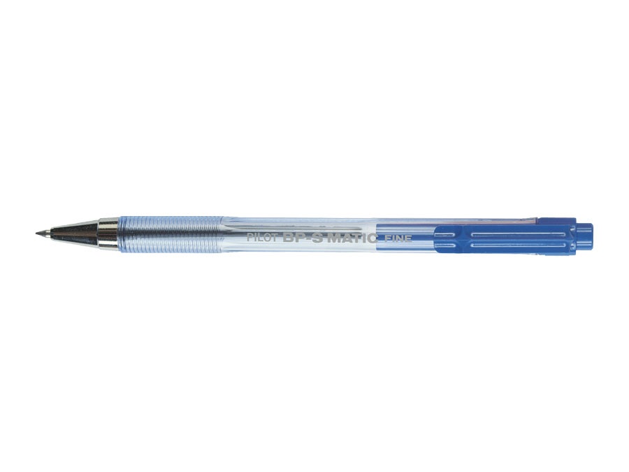 Pilot Penna a sfera a scatto BP-S Matic Blu Punta Fine 0,7 mm Ricaricabile