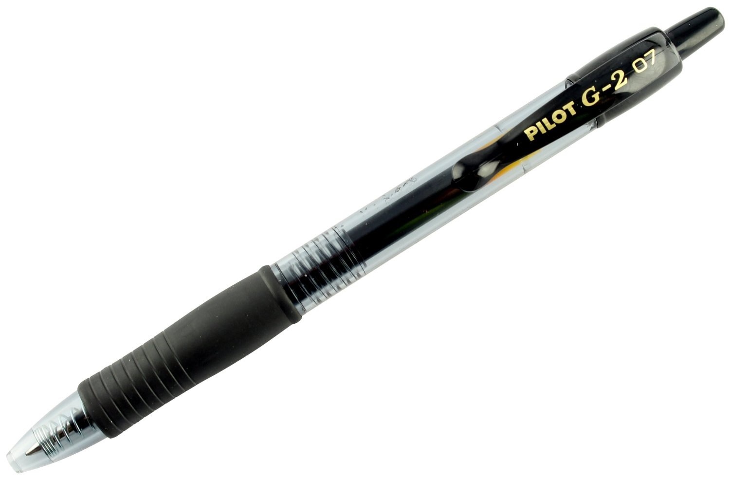 Pilot G2 Penna Roller Gel a Scatto 0,7 mm Colore Nero - Confezione da 12 Pezzi