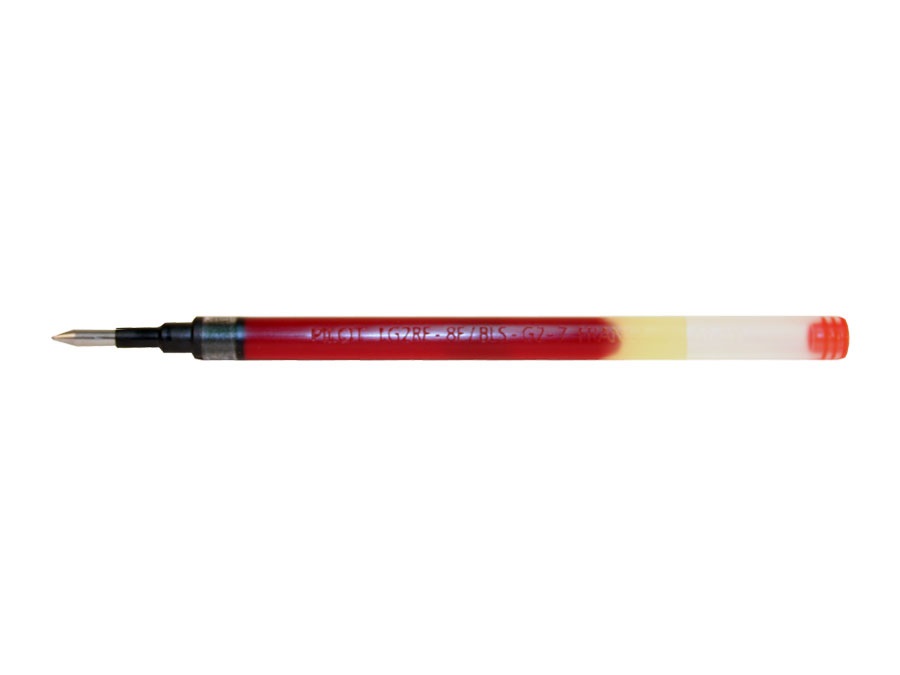 Pilot Penna Gel G2 0,7 mm Rosso - Set da 5 Pezzi e Ricariche Disponibili