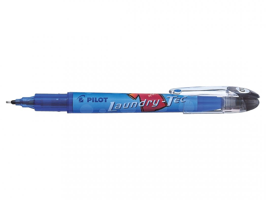 Pilot Laundry-Tec Pennarelli per Marcatura Tessuti Neri - Confezione da 3 con Punta Ago, Larghezza Tracciato 0,65 mm, Resistenti al Lavaggio e alla Stiratura