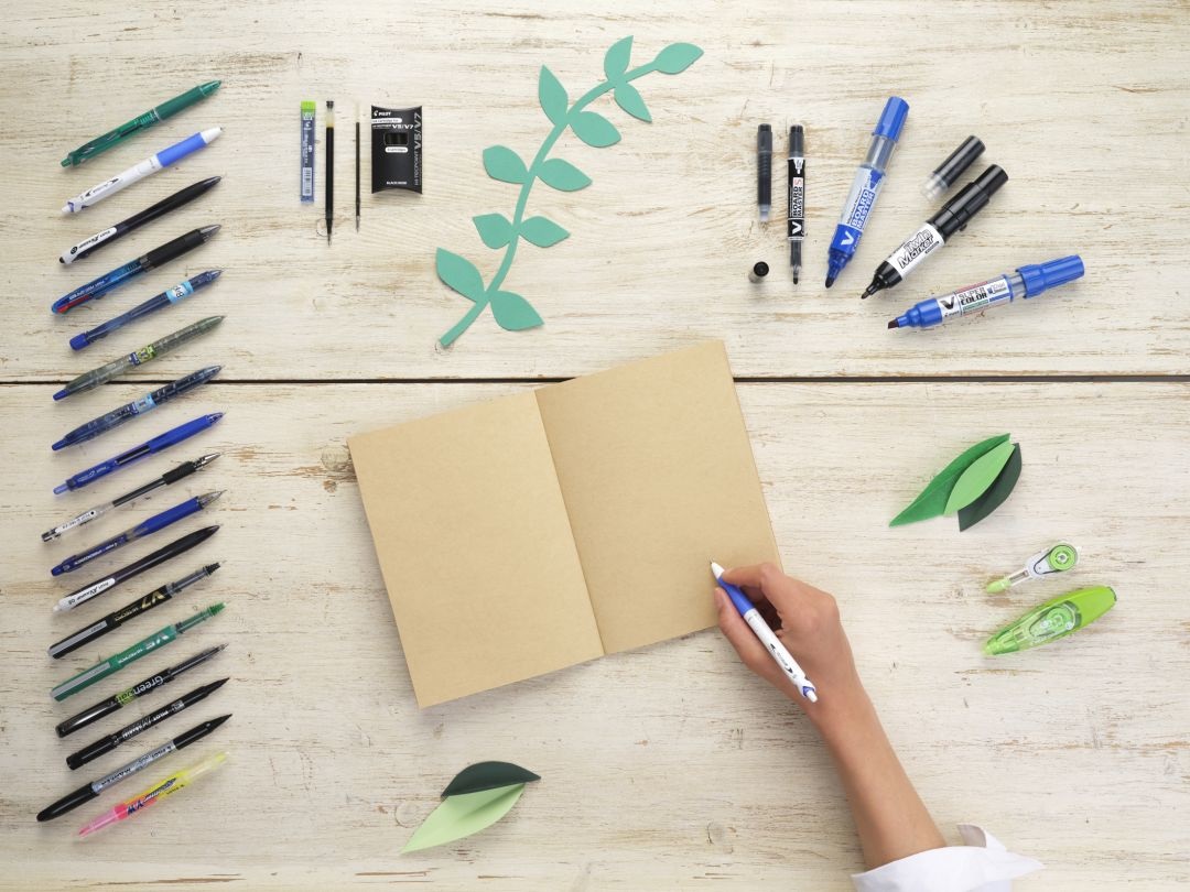 Pilot Rexgrip Begreen Penna a sfera a scatto 1 mm Rosso - Fusto ecologico in plastica riciclata