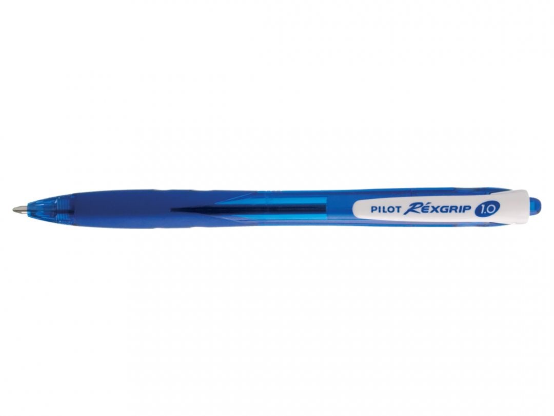 Pilot Rexgrip Begreen Penna a sfera a scatto Blu 1 mm - Ecologica e Ricaricabile
