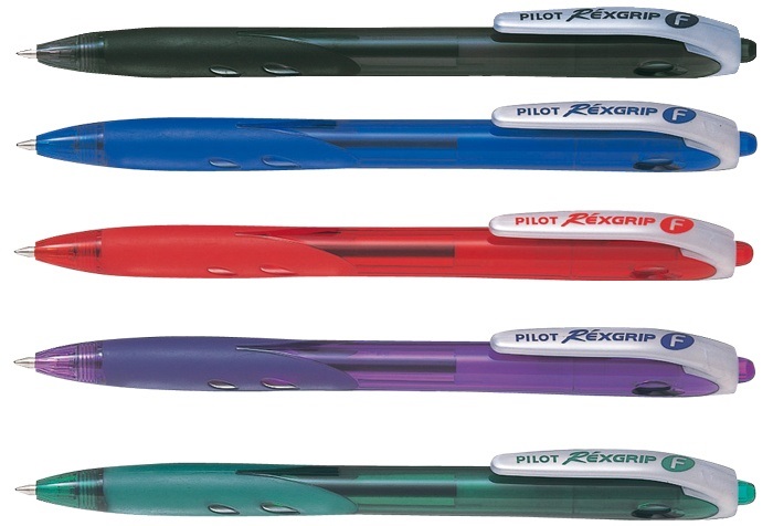 Pilot Penna a Sfera Ecologica Rexgrip Begreen - Punta 0,7 mm - Blu - Ricaricabile