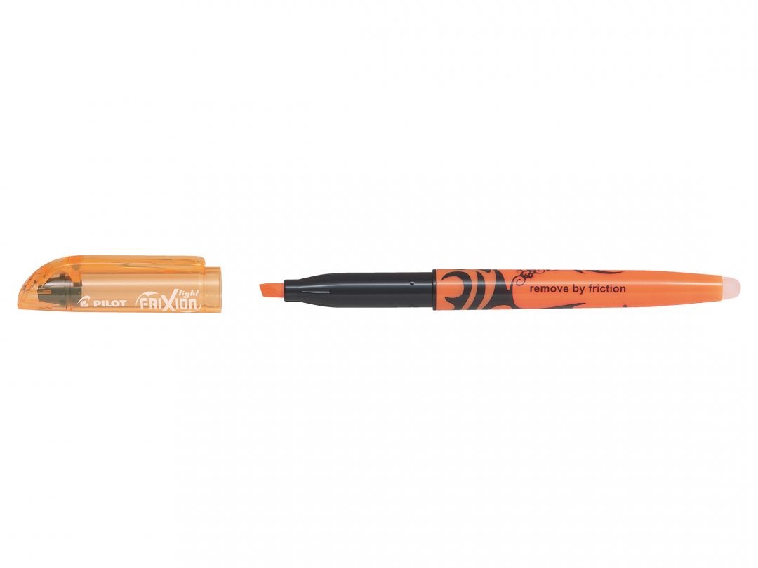 Pilot Evidenziatore Frixion Light Cancellabile Arancione - Punta a Scalpello 4,0mm, Tratto 3,3mm