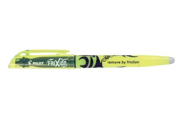 Pilot Frixion Light Evidenziatore a Penna Cancellabile Giallo 3,3 mm con Clip