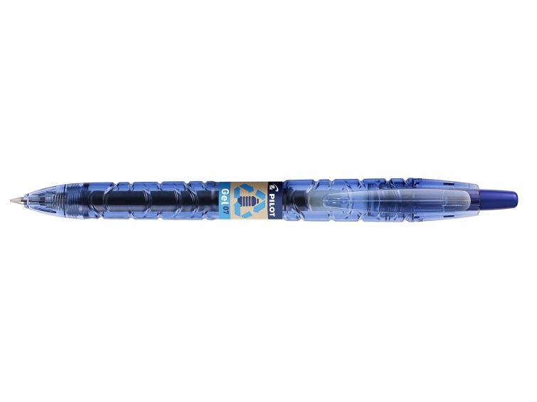 Pilot B2P Penna a sfera Gel Ricaricabile Blu 0,7 mm - Realizzata con Plastica Riciclata