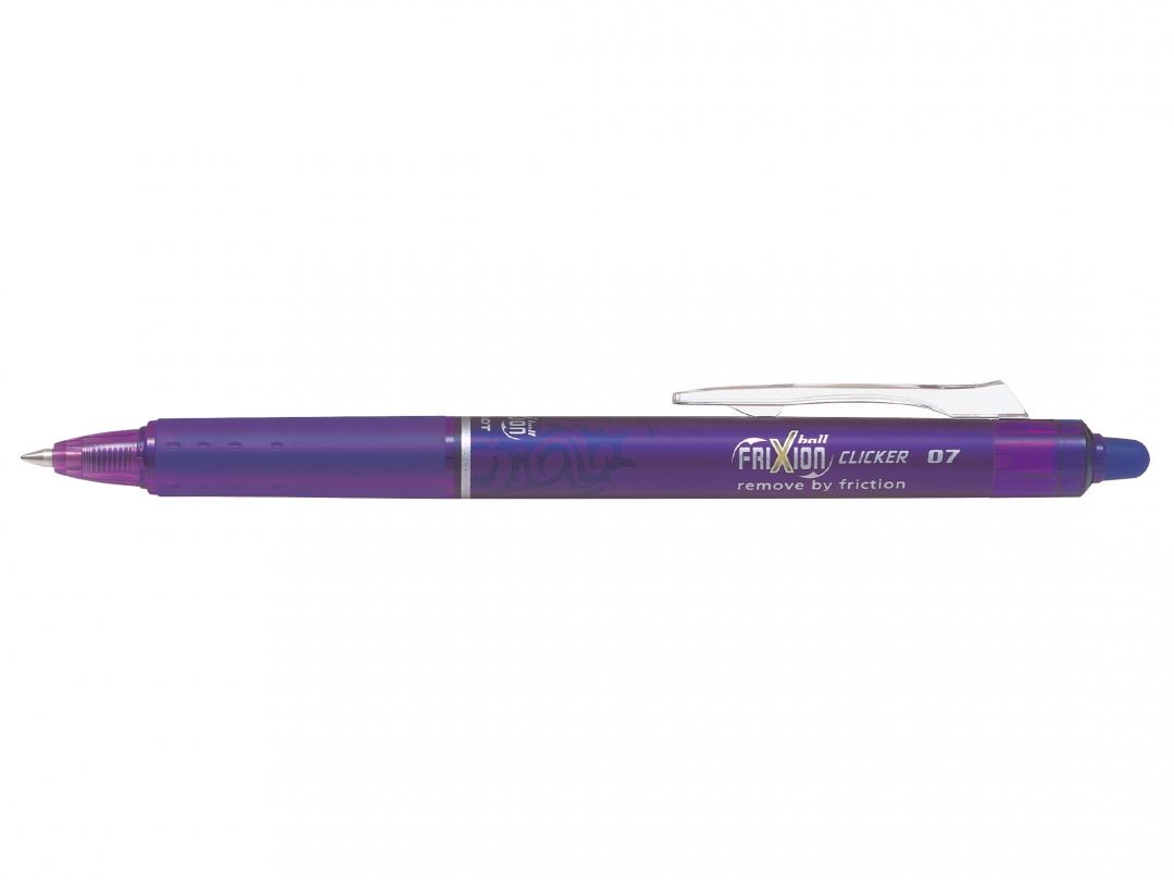 Pilot Frixion Ball Clicker Penna a Sfera Retrattile Viola 0.7 mm Cancellabile
