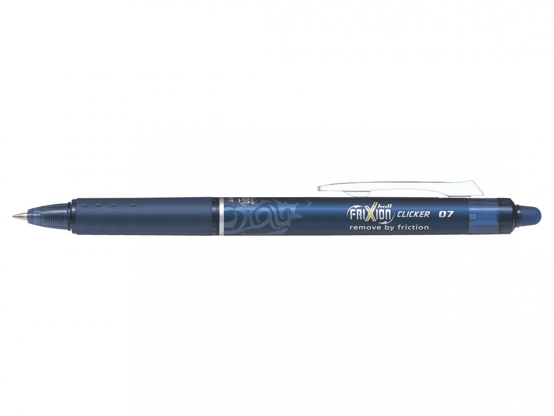 Pilot Penna a sfera cancellabile Frixion Ball Clicker Blu scuro 0,7 mm - Ricaricabile e senza residui