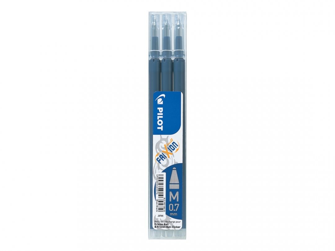 Pilot Frixion Ball Penna a sfera Blu Scuro Inchiostro Cancellabile Tratto 0,35 mm Set da 4 pz