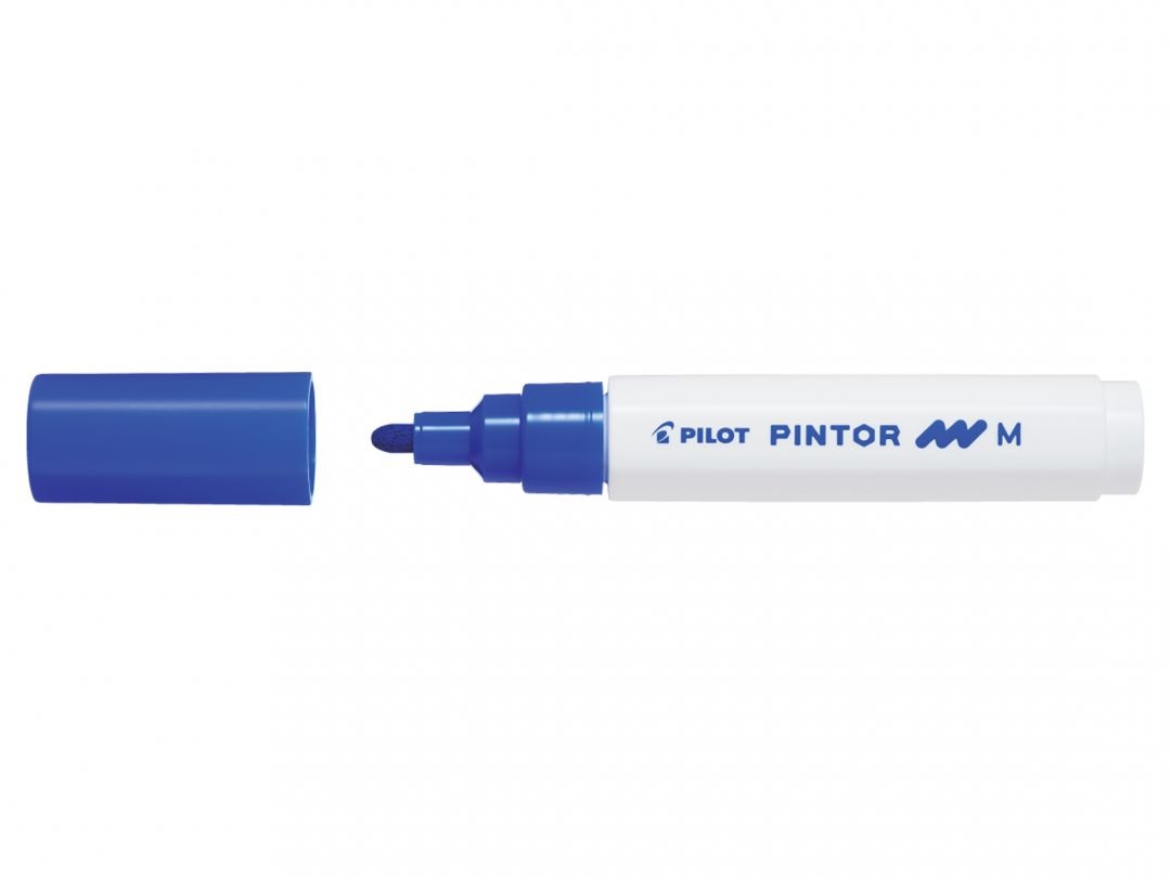 Pilot Pintor Marcatore Multisuperficie Blu a Base d'Acqua con Punta in Fibra 4,5 mm