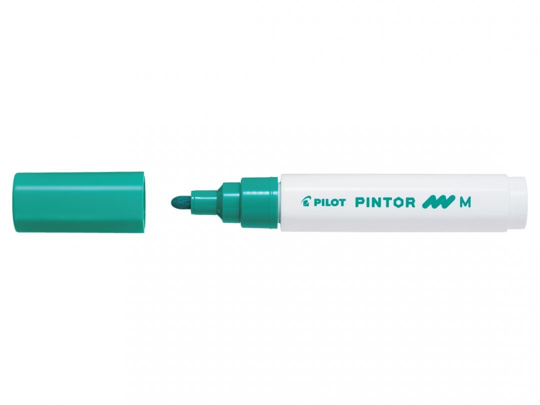 Pilot Pintor Marcatore Multisuperficie Verde a Base d'Acqua Punta in Fibra 4,5 mm
