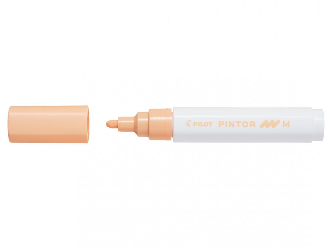 Pilot Pintor Marcatore Multisuperficie Arancio Pastello 4,5 mm a Base d'Acqua con Punta in Fibra