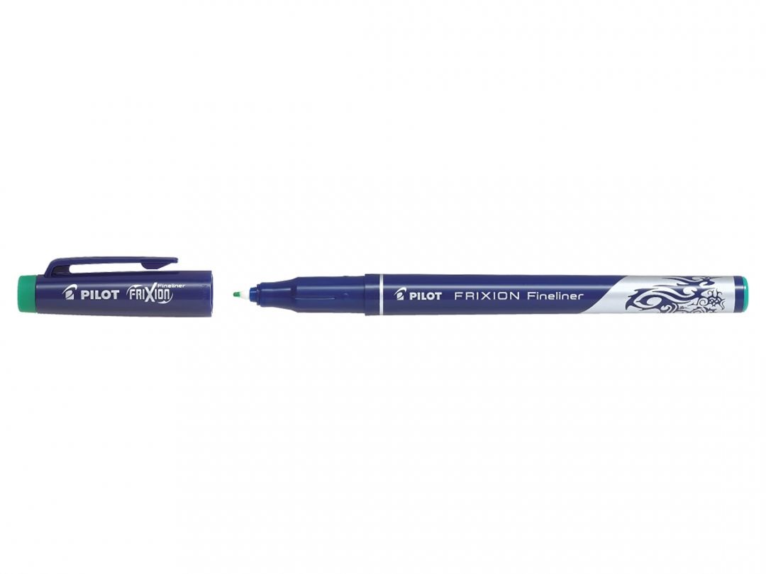 Pilot Frixion Fineliner Penna Tecnica Cancellabile Verde 1,3 mm - Ideale per Appunti e Disegni