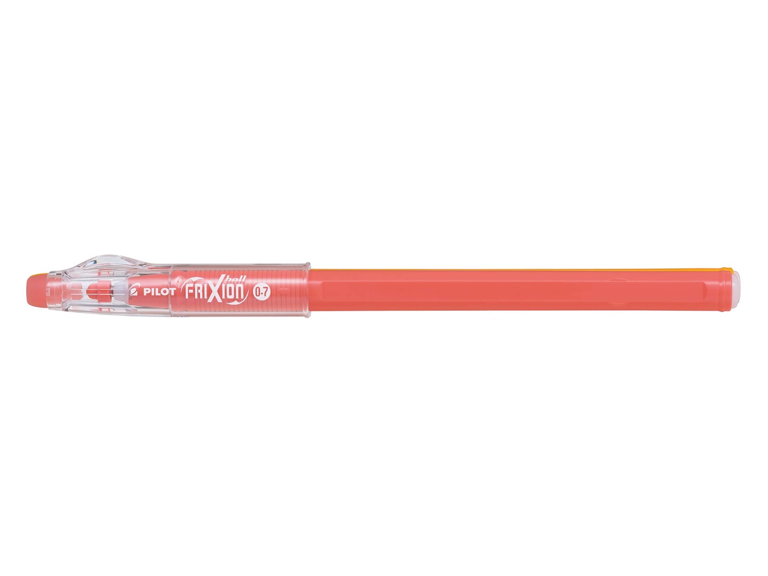 Pilot FriXion Ball Sticks Penna a Sfera Cancellabile in Gel Rosa Corallo 0,7 mm - Set da 12
