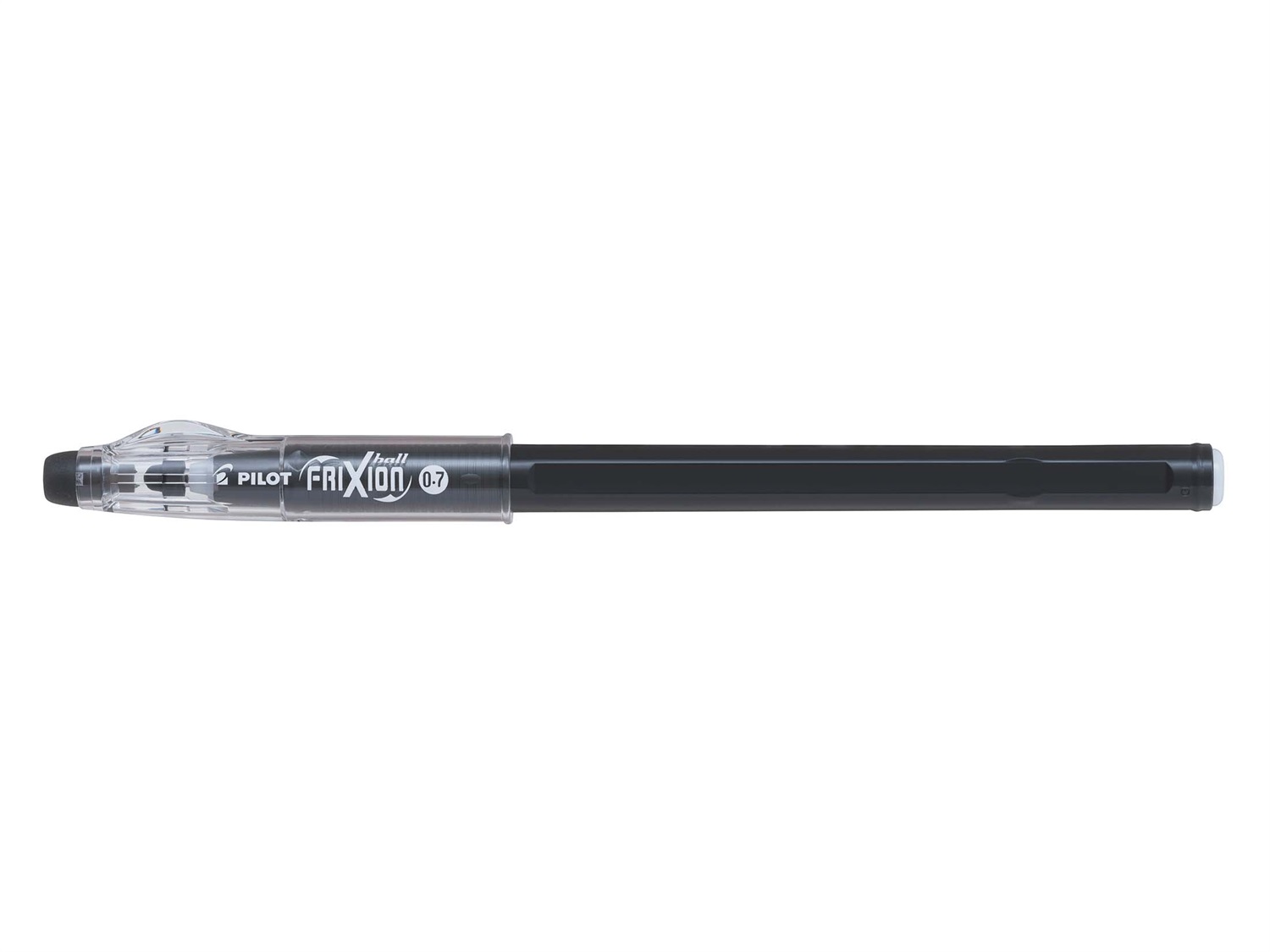 Pilot FriXion Ball Sticks Penna a sfera cancellabile 0,7 mm inchiostro gel nero - Confezione da 12 pezzi