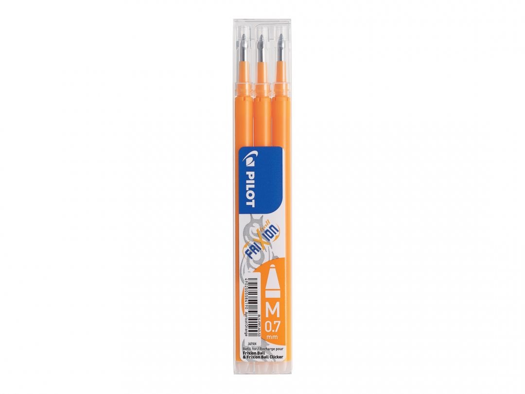 Pilot Frixion Ball Penna Roller Cancellabile 0,7 mm Colore Pesca - Set da 3 Pezzi