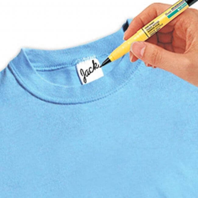 Pentel NM10-AO Marcatore Permanente per Tessuti Punta Fine Nero - Lunghezza di Scrittura 1000 m