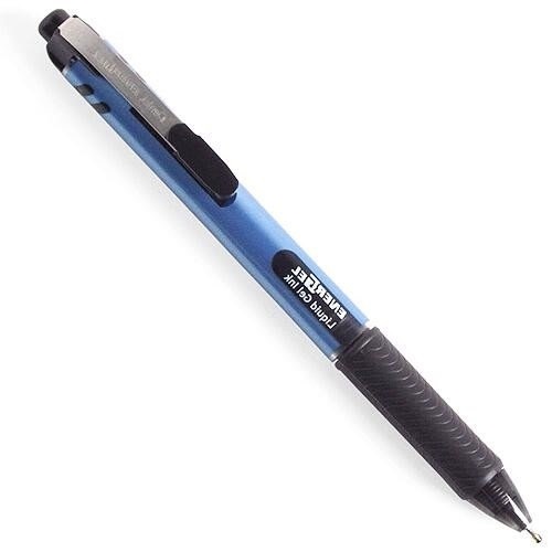 Pentel EnerGel XM Click - Roller a scatto 0,5 mm nero - Design elegante, grip in gomma, asciugatura rapida, ricaricabile