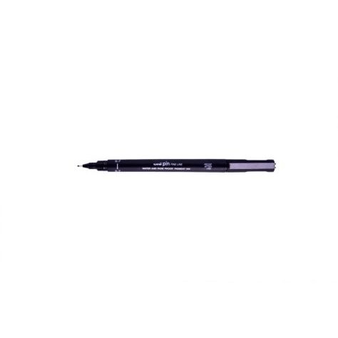 Uni Mitsubishi Pin Fineliner 0,7 mm Nero - Marcatore a inchiostro pigmentato, resistente alla luce e all'acqua, confezione da 12 pezzi