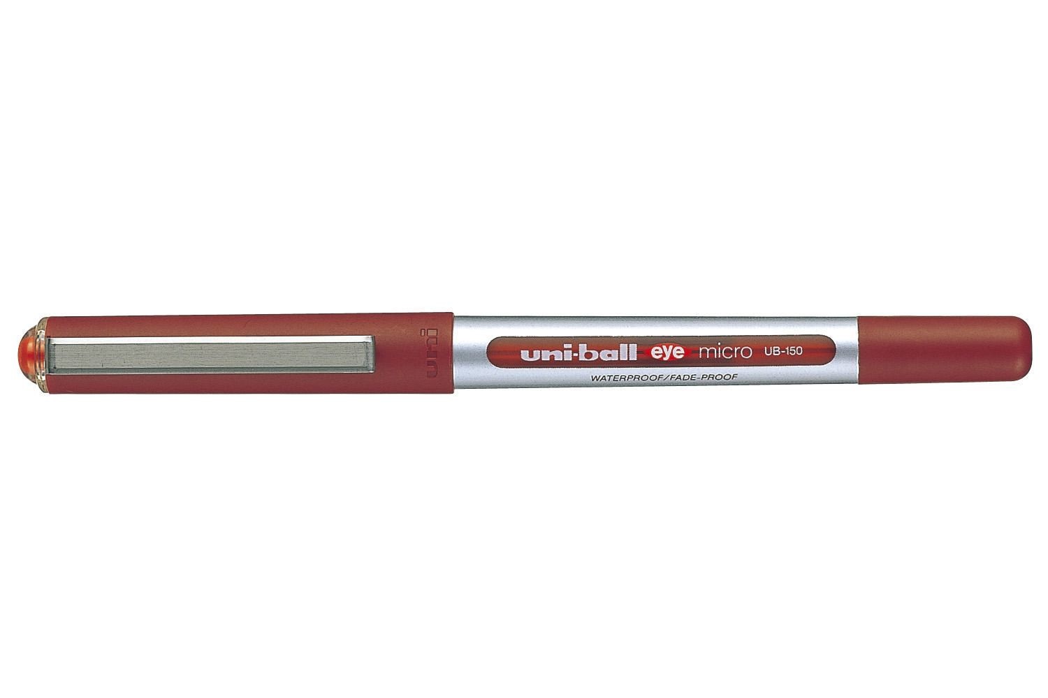 Uni-Ball Eye Penna Gel/roller 0,7 mm Rosso M UB157 R - Resistente all'acqua e alla luce, con sistema Uni-Flow