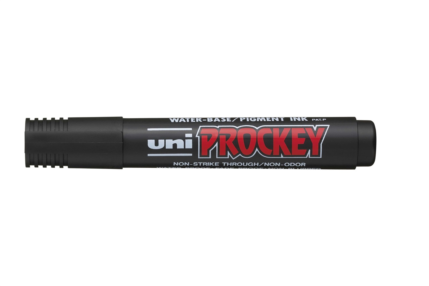 Uni-Ball Prockey M122 Marcatore Punta Tonda 1,2-1,8 mm Nero - Inchiostro Pigmentato, Resistente a Luce e Acqua, Non Macchia