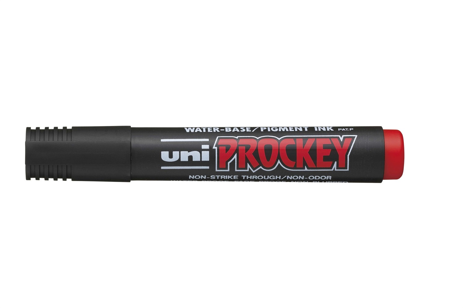 Uni-Ball Prockey Marcatore Rosso Punta Tonda 1,2-1,8 mm Inchiostro Pigmentato Resistente all'Acqua e alla Luce