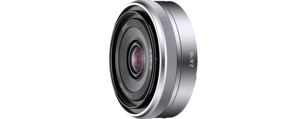 Sony Obiettivo 16mm f/2.8 E-mount Pancake Grandangolo - SEL16F28