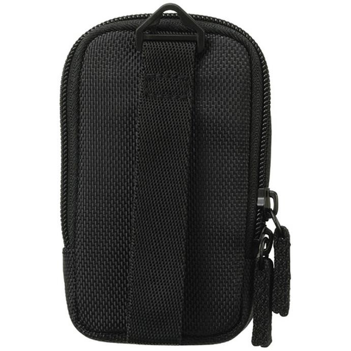 Sony LCS-CS2 Custodia da Trasporto in Nylon/Poliestere con 2 Tasche, Clip da Cintura e Protezione da Polvere, Pioggia e Graffi
