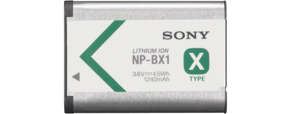 Sony NP-BX1 Batteria Ricaricabile InfoLithium Serie X - 3.6 V, 1240 mAh, Compatibile con Fotocamere Cyber-Shot DSCRX100, DSCHX300, DSCWX300, ZV1, RX1, HX60