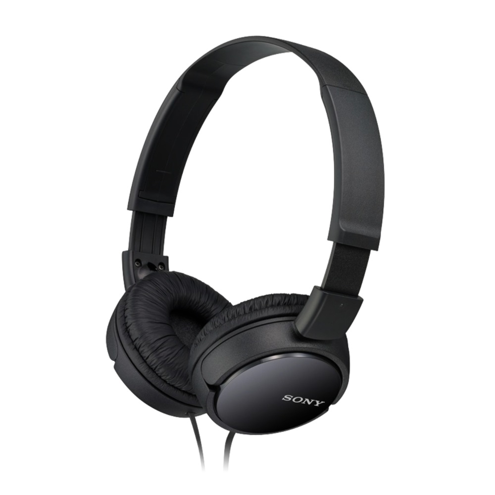 Sony MDR-ZX110 Cuffie On-Ear Cablato Nero con Driver al Neodimio da 30 mm e Gamma di Frequenza 12-22 kHz