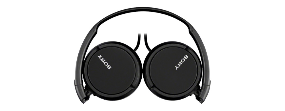 Sony MDR-ZX110 Cuffie On-Ear Cablato Nero con Driver al Neodimio da 30 mm e Gamma di Frequenza 12-22 kHz