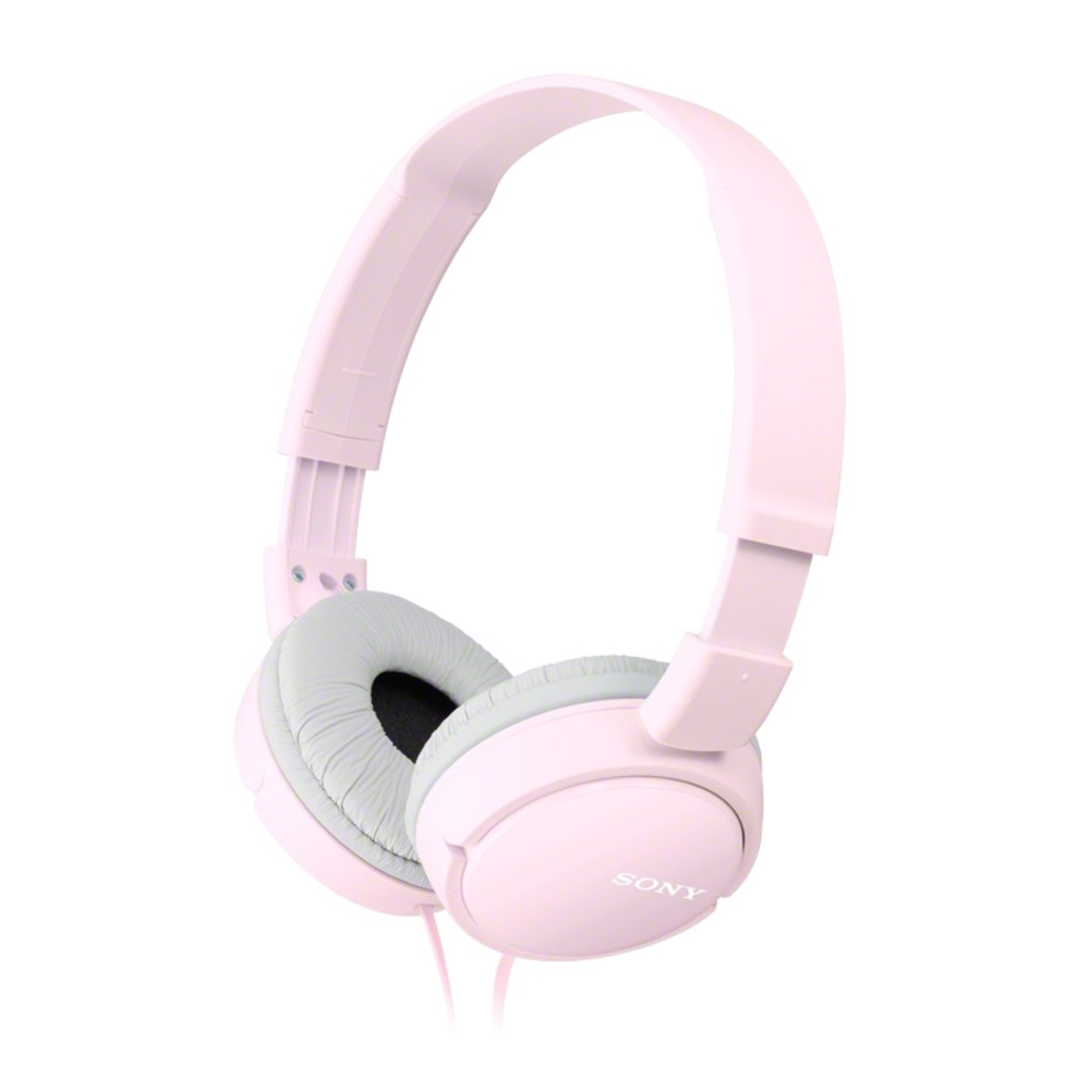 Sony MDR-ZX110AP - Cuffie Cablato con Microfono, Rosa, Frequenza 12 Hz-22 kHz, 1000 mW, Driver Neodimio 30 mm, Padiglioni Imbottiti