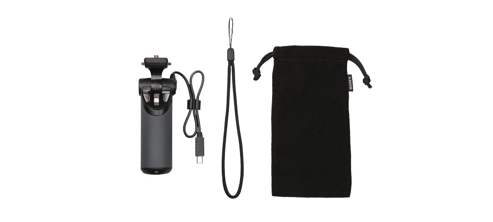 Sony GP-VPT1 Impugnatura da Tiro con Mini Treppiede e Controllo Remoto, Nero