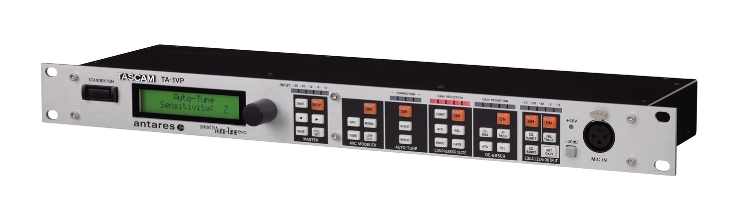 Tascam TA-1VP - Processore di Segnale Vocale con Auto-tune Antares e Modellazione Microfono
