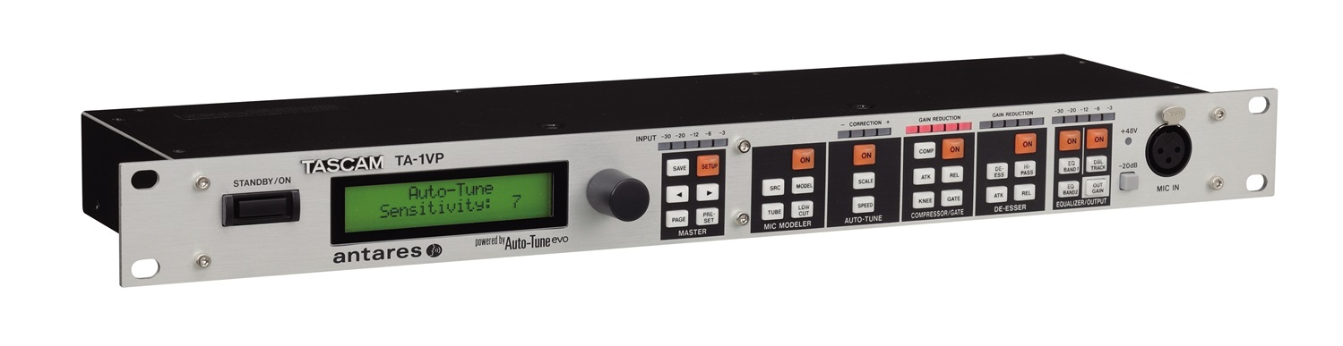 Tascam TA-1VP - Processore di Segnale Vocale con Auto-tune Antares e Modellazione Microfono