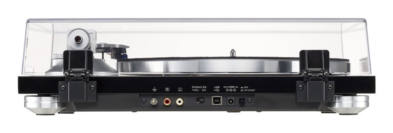 TEAC TN-4D-O Giradischi a Trasmissione Diretta Nero con Equalizzatore Phono MM Integrato e Braccio Saec di Alta Precisione