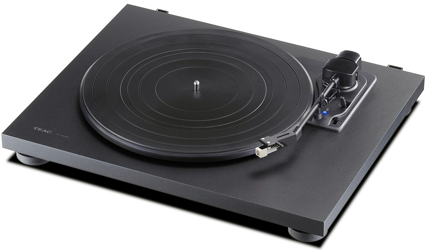 TEAC TN-180BT-A3 Giradischi HiFi Bluetooth Nero con Trasmissione a Cinghia, 3 Velocità e Testina Audio-Technica