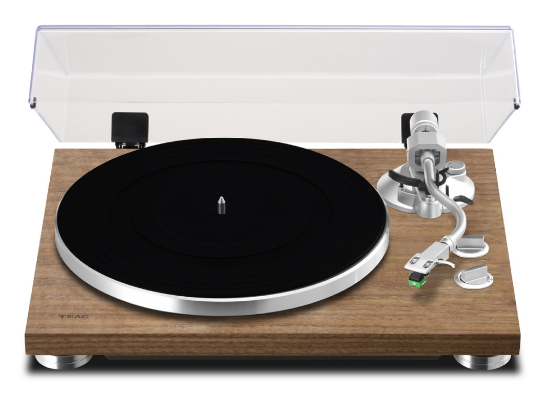 TEAC TN-400BT-X Giradischi Bluetooth Manuale con Trasmissione a Cinghia - Colore Nero e Noce