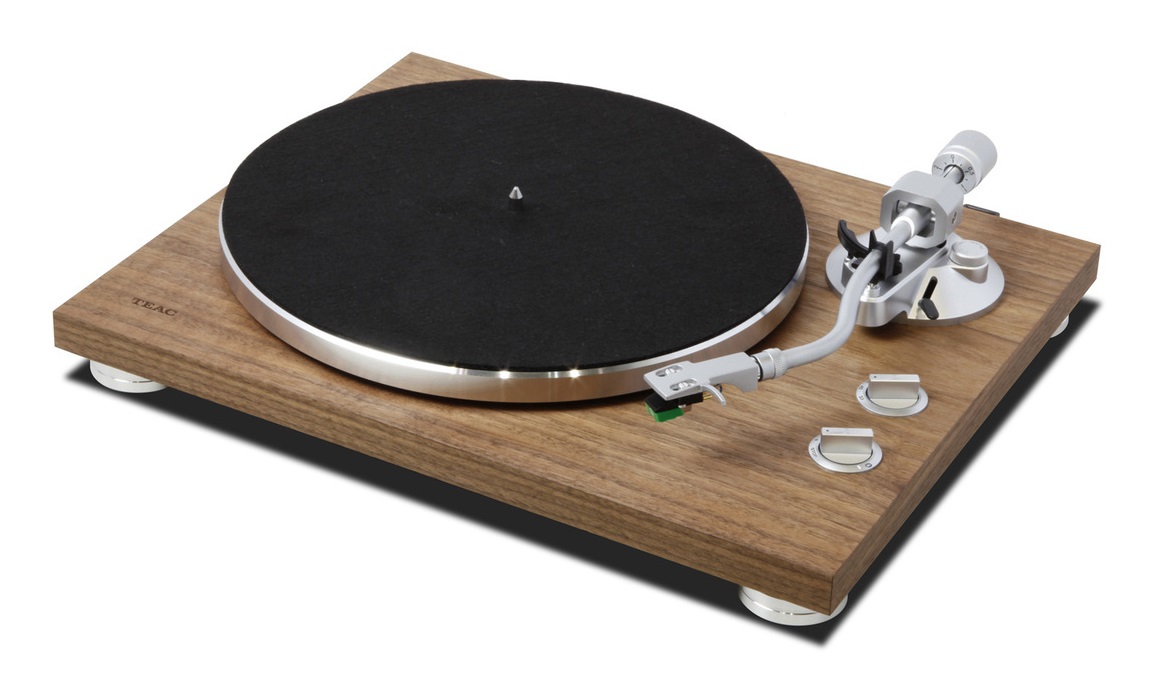 TEAC TN-400BT-X Giradischi Bluetooth Manuale con Trasmissione a Cinghia - Colore Nero e Noce