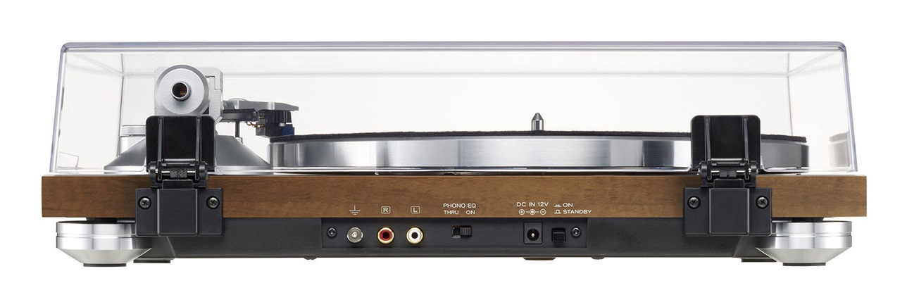 TEAC TN-400BT-X Giradischi Bluetooth Manuale con Trasmissione a Cinghia - Colore Nero e Noce
