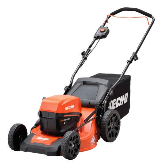 Echo DLM-310/46P Tagliaerba a Batteria 40V, Ampiezza di Taglio 46 cm, Semovenza a Spinta, Cesto di Raccolta, Scarico Laterale