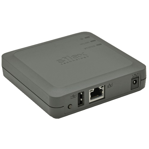 Silex Technology DS-520AN Server di Stampa di Rete USB - LAN Ethernet (10/100/1000 MBit/s), WLAN 802.11 b/g/n/a, USB 2.0
