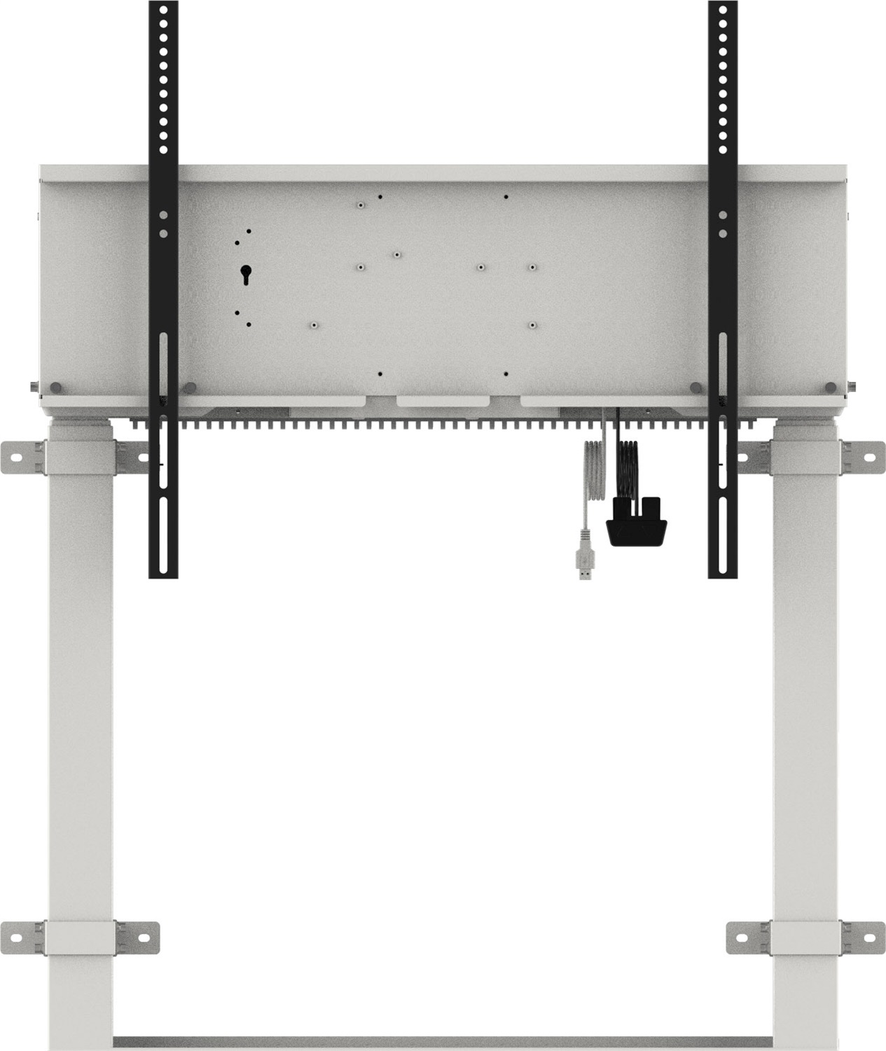 iiyama MD-WLIFT2031-W1 Supporto Elettrico da Pavimento per TV e Monitor fino a 98