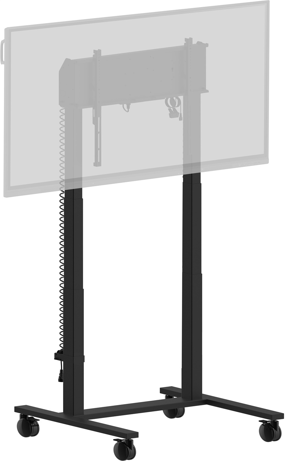 iiyama MD-CAR2031-B1 Supporto Elettrico a Piloni su Ruote per Monitor fino a 98