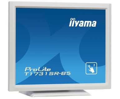 Iiyama ProLite T1731SR-W5 Monitor Touch Screen 43,2 cm (17') 1280 x 1024 Pixel TN 5 ms Bianco